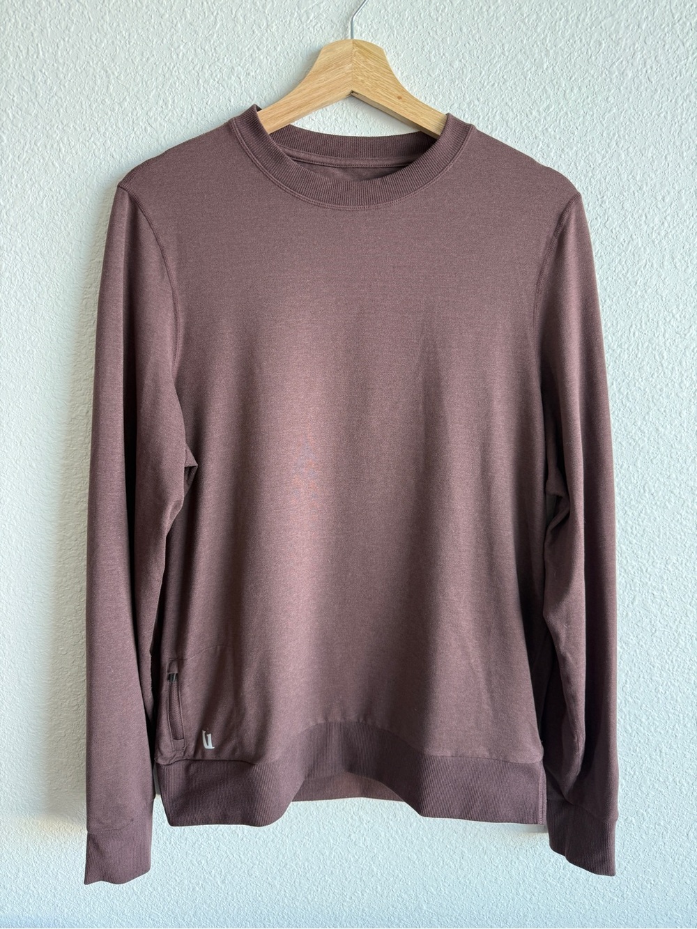 Vuori Men's Ponto Performance Crewneck Chestnut Heather